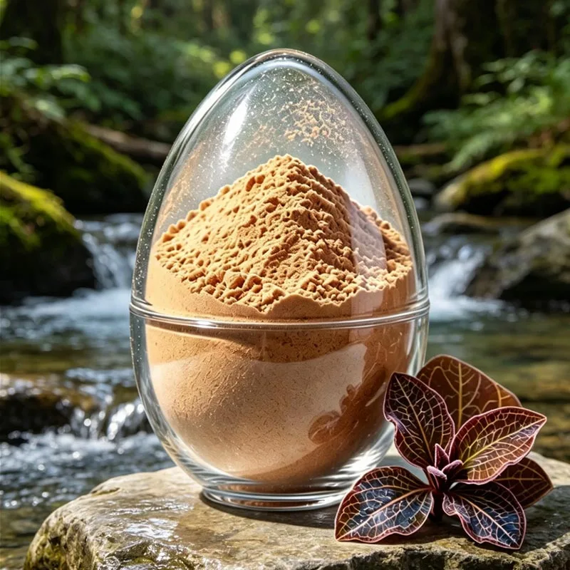 चाय और सूप के लिए जंगली उगाई गई सूखी एनोएक्टोचिलस पत्ती